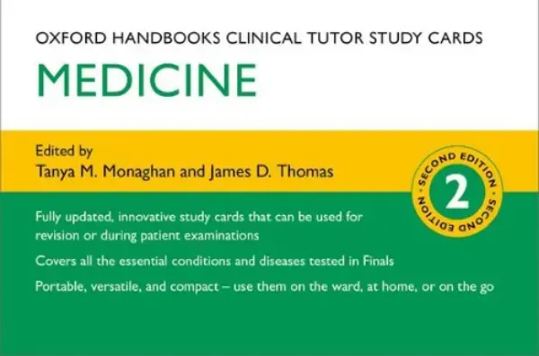 Imagem de Oxford Handbooks Clinical Tutor Study Cards: Medicine