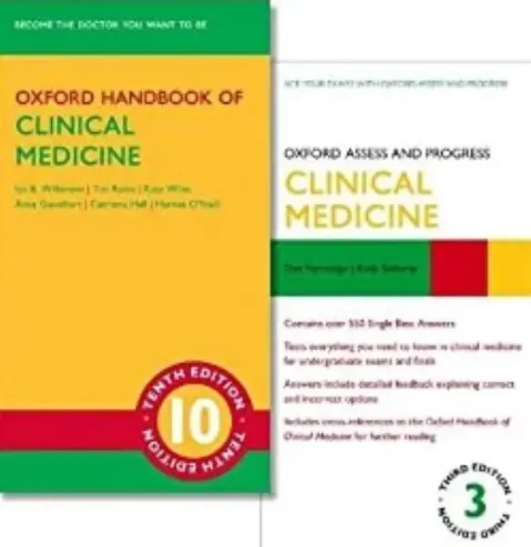Imagem de Oxford Handbook of Clinical Medicine 10e and Oxford Assess and Progress: Clinical Medicine 3e