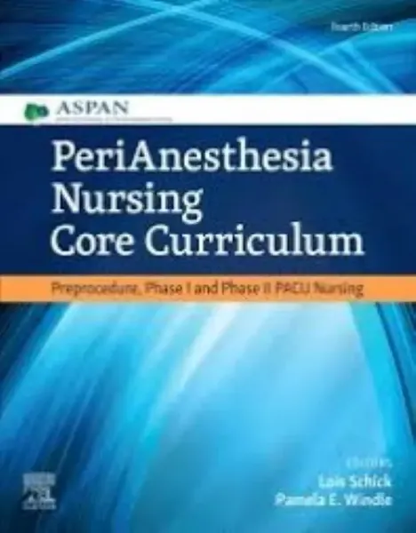 Imagem de PeriAnesthesia Nursing Core Curriculum