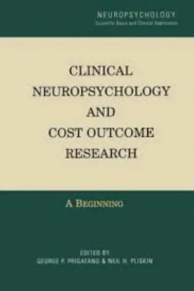 Imagem de Clinical Neuropsychology and Cost Outcome Research - A Beginning