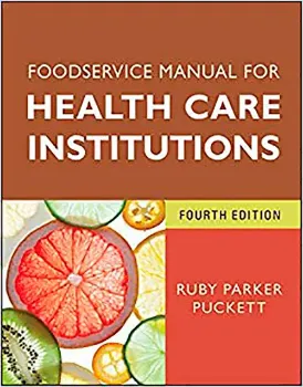 Picture of Book Food Service Manual Heath Care Institutions