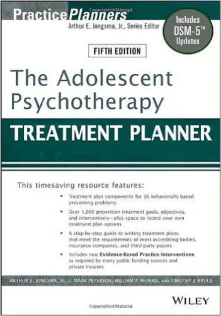 Imagem de The Adolescent Psychotherapy Treatment Planner