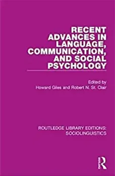 Imagem de Recent Advances in Language, Communication and Social Psychology
