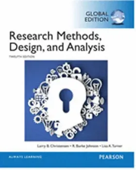 Picture of Book Research Methods, Design, and Analysis