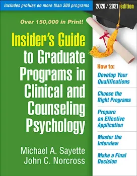 Picture of Book Insider's Guide to Graduate Programs in Clinical and Counseling Psychology: 2020/2021 Edition
