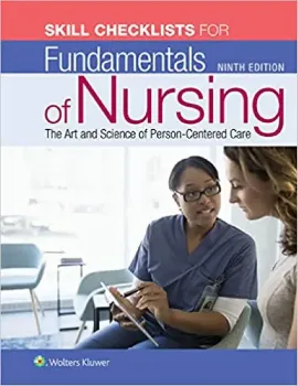 Picture of Book Skill Checklists for Taylor's Clinical Nursing Skills: The Art Science of Pearson-Centred Care