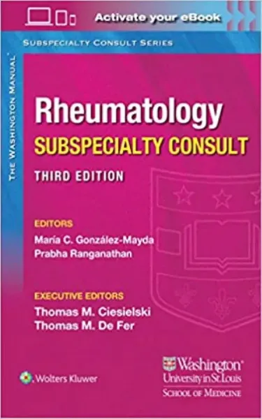 Imagem de Washington Manual Rheumatology Subspecialty Consult