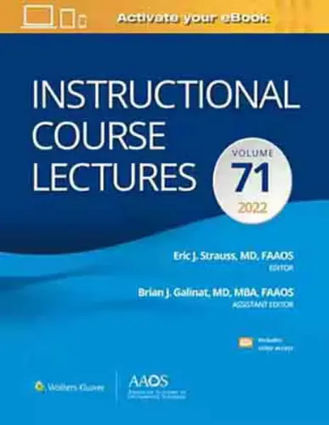 Imagem de Instructional Course Lectures: Volume 71 Print + Ebook with Multimedia