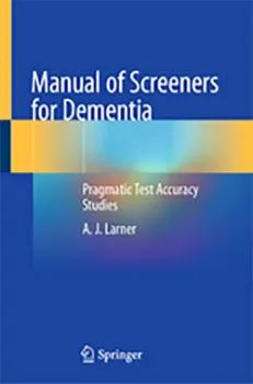 Picture of Book Manual of Screeners for Dementia: Pragmatic Test Accuracy Studies