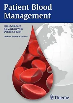 Picture of Book Patient Blood Management