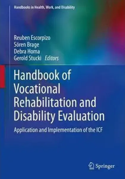 Imagem de Handbook of Vocational Rehabilitation and Disability Evaluation