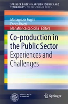 Imagem de Co-Production in the Public Sector: Experiences and Challenges
