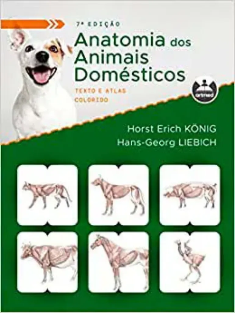 Imagem de Anatomia dos Animais Domésticos Texto e Atlas Colorido