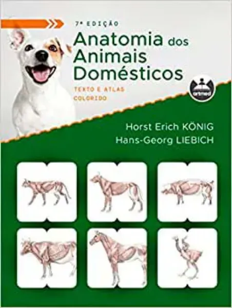 Imagem de Anatomia dos Animais Domésticos Texto e Atlas Colorido