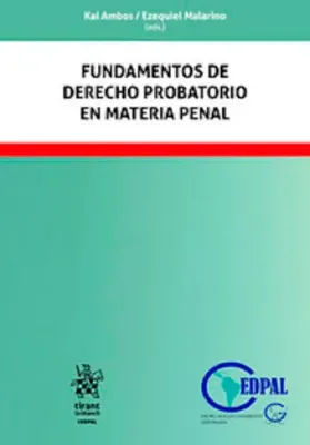 Picture of Book Fundamentos de Derecho Probatorio en Materia Penal