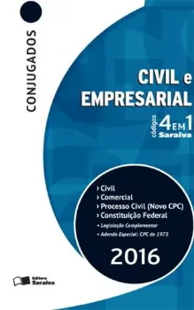 Imagem de Códigos 4 em 1 Conjugados: Civil, Processo Civil, Comercial