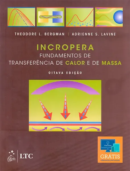 Imagem de Incropera Fundamentos de Transferência de Calor e de Massa