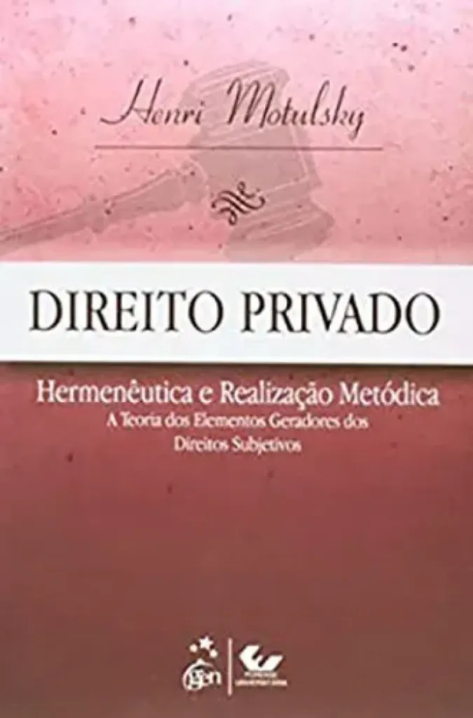 Imagem de Direito Privado: Hermenêutica e Realização Metódica