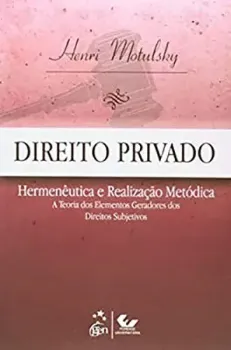 Picture of Book Direito Privado: Hermenêutica e Realização Metódica
