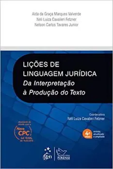 Picture of Book Lições de Linguagem Jurídica da Interpretação à Produção do Texto
