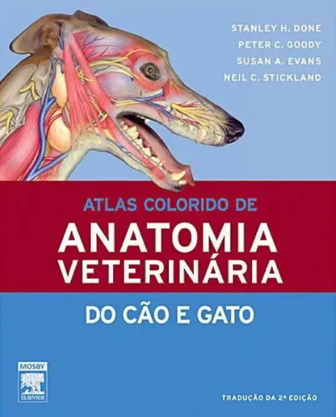 Imagem de Atlas Colorido de Anatomia Veterinária do Cão e Gato