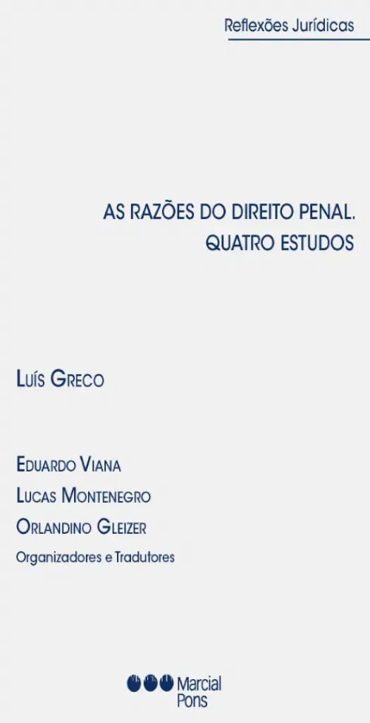 Imagem de As Razões do Direito Penal Quatro Estudos