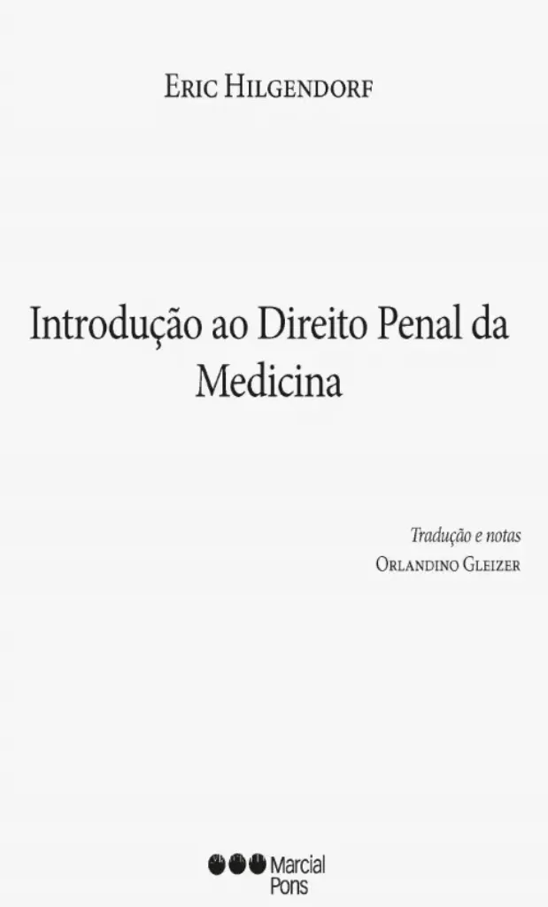 Imagem de Introdução ao Direito Penal na Medicina