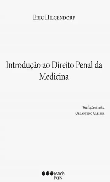 Imagem de Introdução ao Direito Penal na Medicina