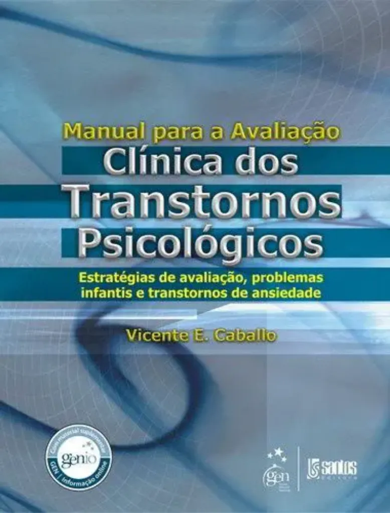 Imagem de Manual para a Avaliação Clínica dos Transtornos Psicológicos - Infantil