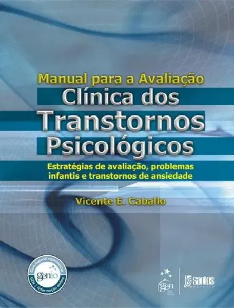 Imagem de Manual para a Avaliação Clínica dos Transtornos Psicológicos - Infantil