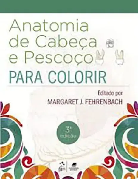 Imagem de Anatomia de Cabeça e Pescoço para Colorir