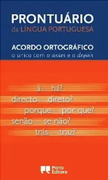 Imagem de Prontuário da Língua Portuguesa - Acordo Ortográfico
