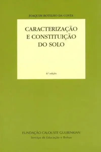 Imagem de Caracterização e Constituição do Solo