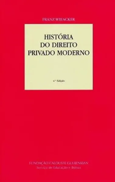 Imagem de História do Direito Privado Moderno