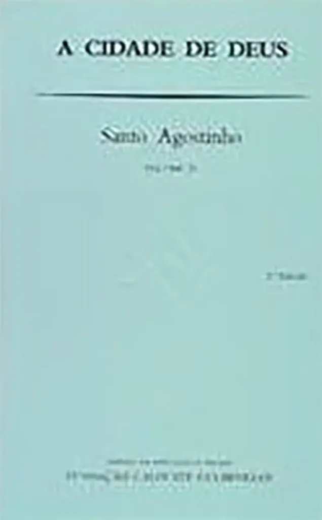 Picture of Book A Cidade de Deus: Livro XVI a XXII Vol. III