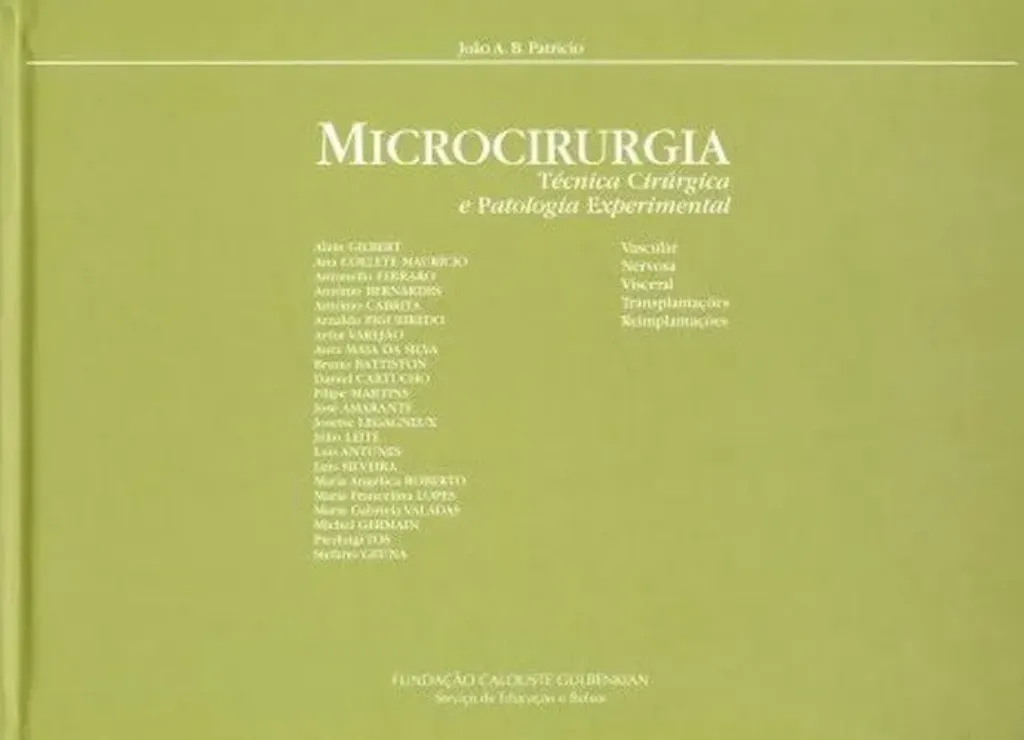 Imagem de Microcirurgia: Técnica Cirúrgica Patologia Exprimental