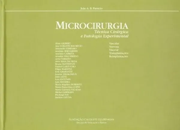 Imagem de Microcirurgia: Técnica Cirúrgica Patologia Exprimental