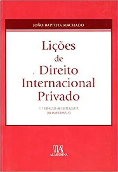 Imagem de Lições de Direito Internacional Privado