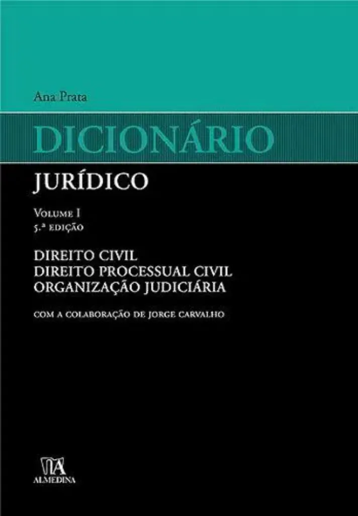 Imagem de Dicionário Jurídico - Vol. I