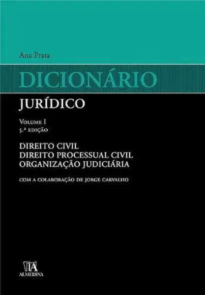 Imagem de Dicionário Jurídico - Vol. I