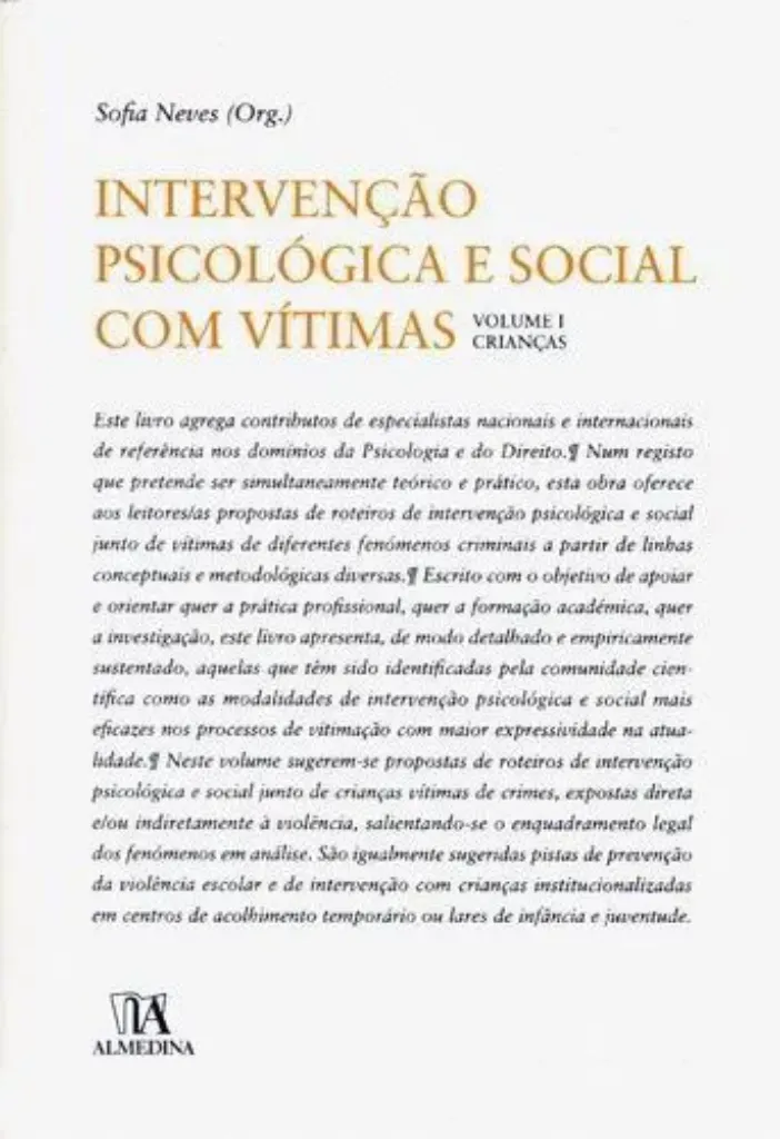 Imagem de Intervenção Psicológica e Social com Vítimas Volume I - Crianças
