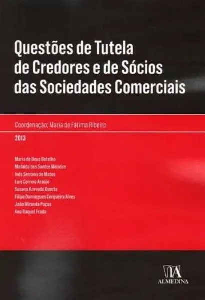 Imagem de Questões de Tutela de Credores e de Sócios das Sociedades Comerciais