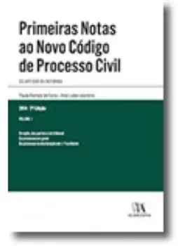 Imagem de Primeiras Notas ao Novo Código de Processo Civil Vol. I