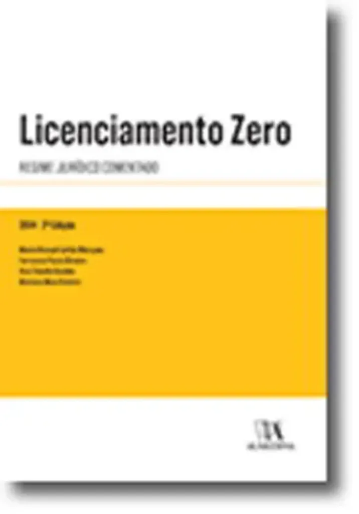 Picture of Book Licenciamento Zero - Regime Jurídico Comentado