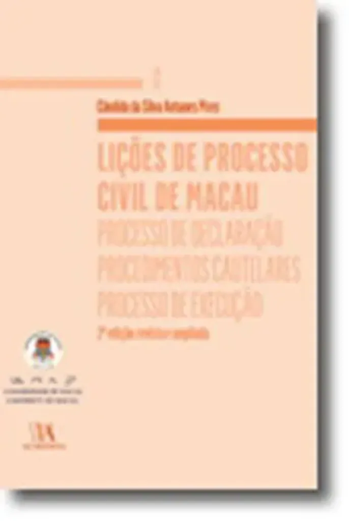 Imagem de Lições de Processo Civil de Macau