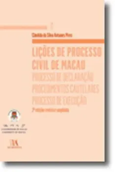 Picture of Book Lições de Processo Civil de Macau