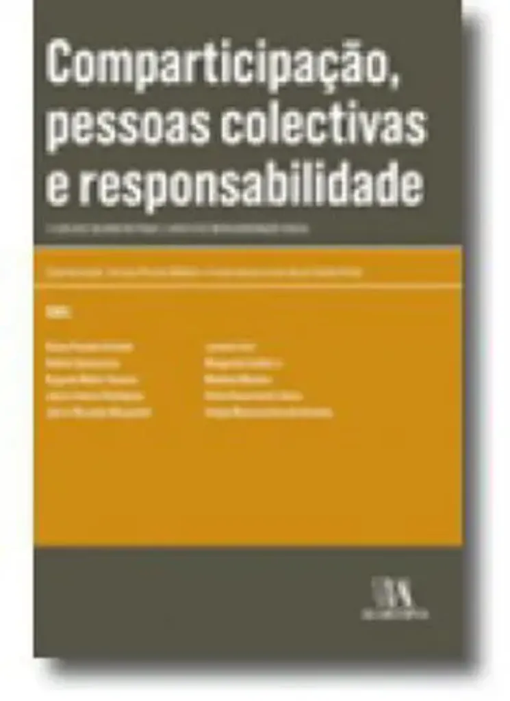 Imagem de Comparticipação Pessoas Colectivas e Responsabilidade