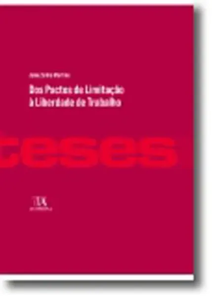 Imagem de Dos Pactos de Limitação à Liberdade de Trabalho