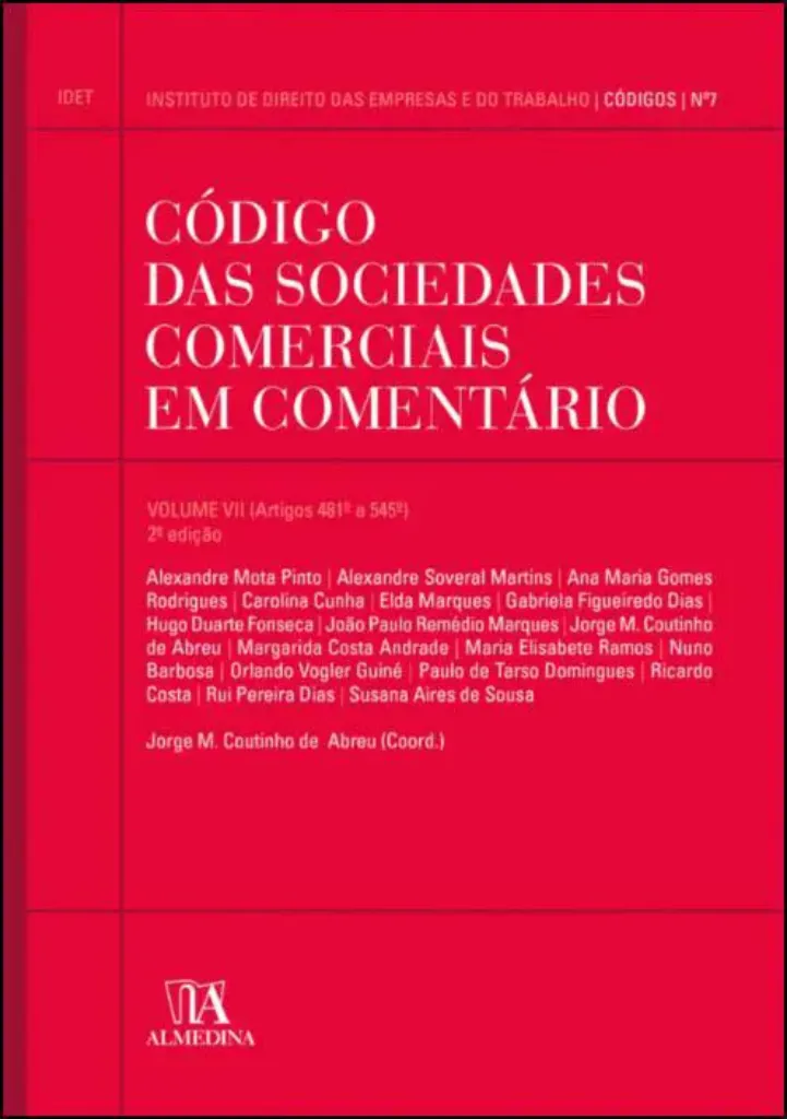 Imagem de Código das Sociedades Comerciais em Comentário Vol. VII