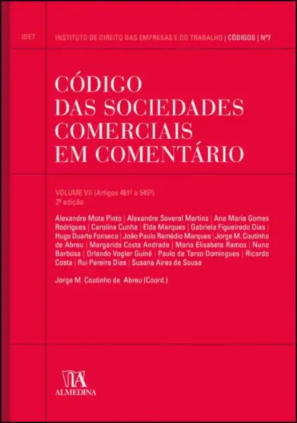 Imagem de Código das Sociedades Comerciais em Comentário Vol. VII
